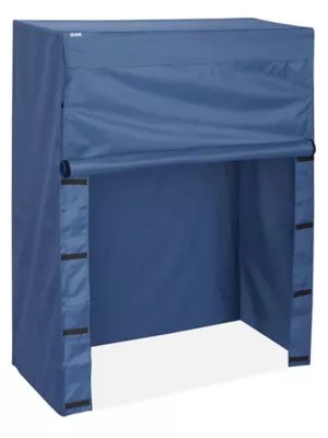 Mobile Shelving Cover 48 x 24 x 72", Heavy Duty, Blue H5463HDBLU Uline