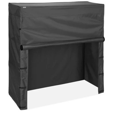 Mobile Shelving Cover 60 x 24 x 72", Heavy Duty, Black H5464HDBL Uline