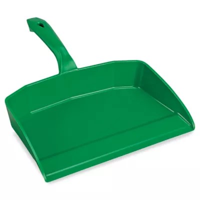 Remco Plastic Dust Pan 12", Green H5878G Uline