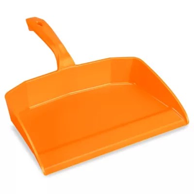 Remco Plastic Dust Pan 12", Orange H5878O Uline