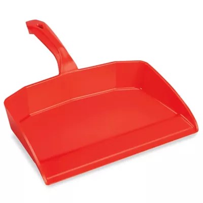 Remco Plastic Dust Pan 12", Red H5878R Uline