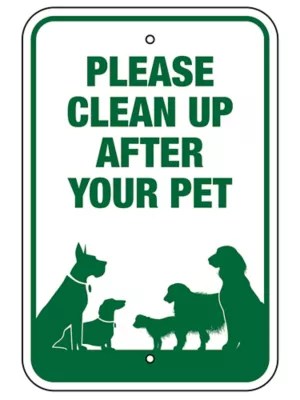 Uline Dog Waste System Sign 12 x 18" H5942 Uline