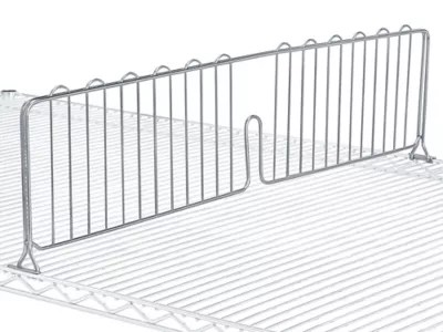 Stainless Steel Wire Shelf Dividers 36 x 8" H6177 Uline