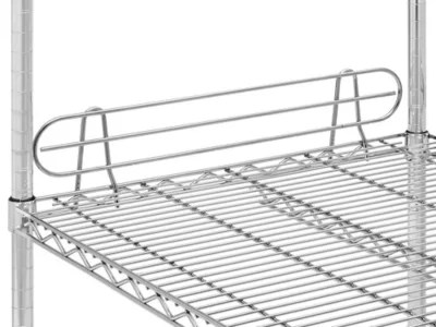 Stainless Steel Wire Shelf Ledge 24 x 4" H6180 Uline