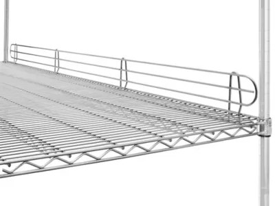 Stainless Steel Wire Shelf Ledge 72 x 4" H6184 Uline