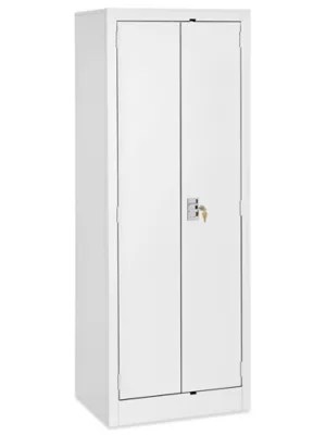 Slim Storage 24 x 18 x 66", Unassembled, White H6317W Uline