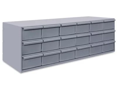 Welded Parts 18 Drawer, 34 x 12 x 11" H6404 Uline