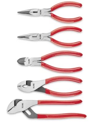 Comfort Grip Pliers Set 5Piece H6410 Uline
