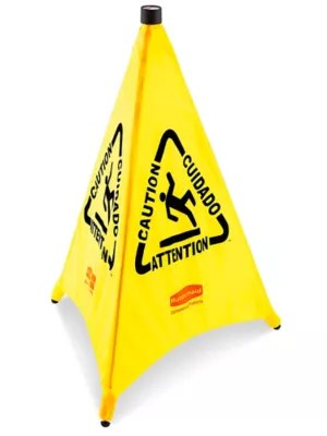 Rubbermaid® Popup Safety Cone 30", Multilingual H6474 Uline