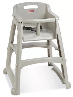 Rubbermaid® High Chair Gray H6493GR Uline