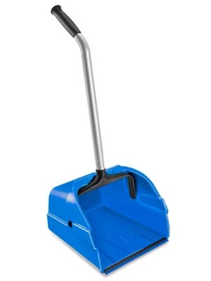 Jumbo Plastic Standing Dust Pan Blue H6497BLU Uline