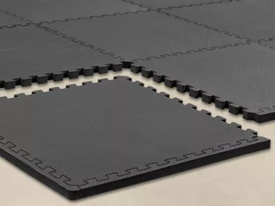 Foam Floor Tiles 24 x 24", 1" thick, Black H6537 Uline