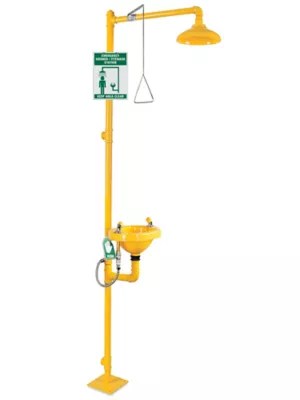 Uline Emergency Shower/Eyewash Station Plastic H6697 Uline