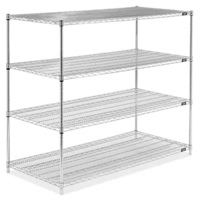 Chrome Wire Shelving Unit 60 x 30 x 54" H676154 Uline