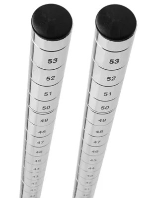 Post for Chrome Wire Shelving 54" H6795C Uline