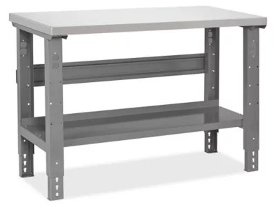 Industrial Packing Table 48 x 24", Stainless Steel Top H6863SS Uline