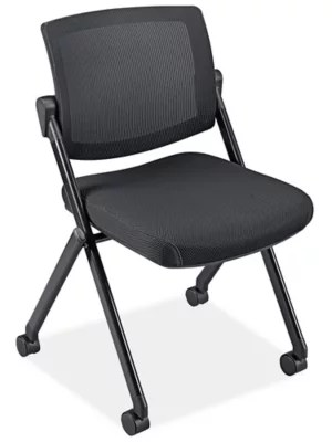 Mesh Nesting Chair Black H6929BL Uline
