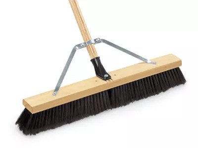 Contractors Broom 24", Fine Bristles H6960 Uline