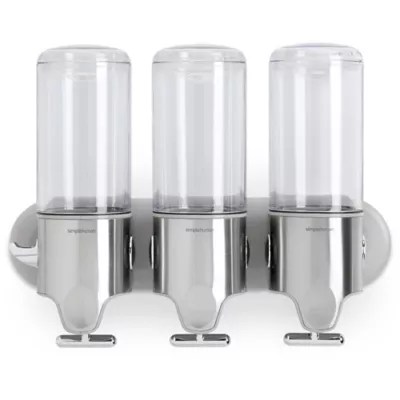 simplehuman® Shower Dispenser Triple H7216 Uline