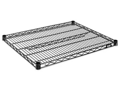 Additional Black Wire Shelves 30 x 24" H7475BL Uline