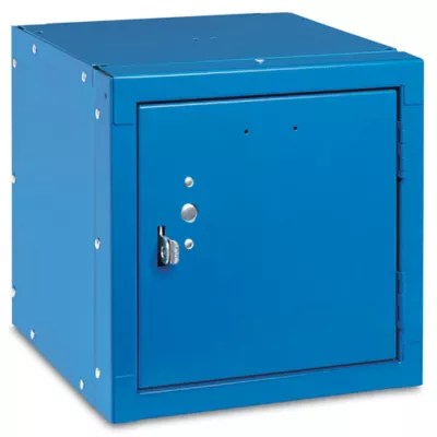 Stackable Cube Locker 12 x 12 x 12", Blue H7587BLU Uline