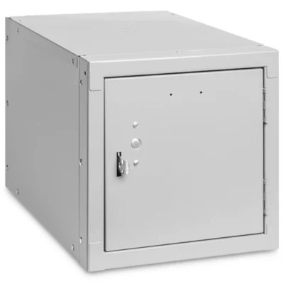 Stackable Cube Locker 12 x 18 x 12", Gray H7588GR Uline