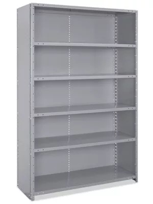 Closed Industrial Steel Shelving 48 x 18 x 75" H7679 Uline