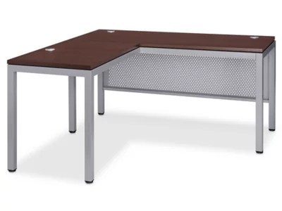 Downtown Office LDesk 60 x 60", Espresso H7750ESP Uline
