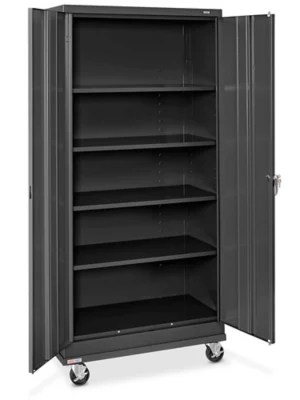 Standard Mobile Storage 36 x 18 x 78", Assembled, Black H
