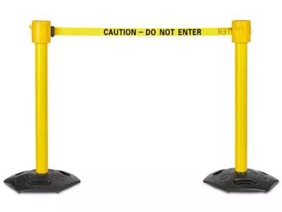 Postes de Control de Multitudes para Exteriores con Cinta Retráctil