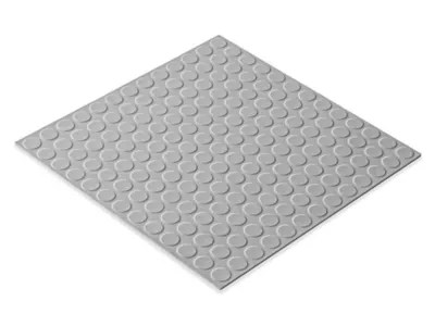 Landing Tiles Rubber, 18 x 18", Gray H7933GR Uline