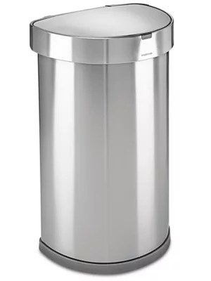 simplehuman® Sensor Stainless Steel Trash Can 12 Gallon H7954 Uline