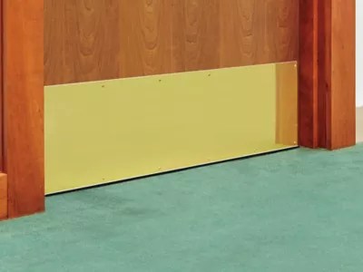 Kick Plates 10 x 34", Brass H7957BRASS Uline