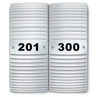 Locker Number Plates 201300 H8050 Uline