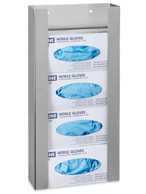 Glove Dispenser Quadruple Stainless Steel H8279 Uline