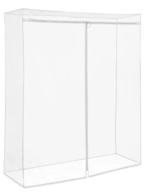 Mobile Shelving Cover 60 x 18 x 72", Clear H8321C Uline