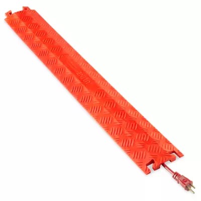 Pedestrian Cable Protector 36 x 5 x 1", Orange H8490O Uline