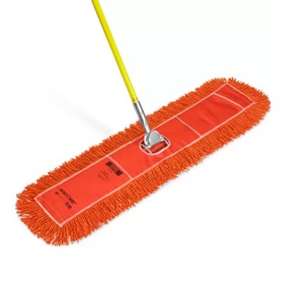 Deluxe Dust Mop Kit 36", Orange Uline