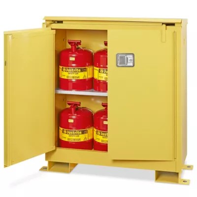 Outdoor Safety SelfClosing Doors, 30 Gallon H8710S Uline