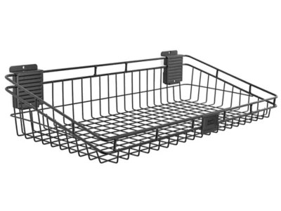 Wire Basket for Industrial Slatwall 24 x 12 x 5" H8753 Uline
