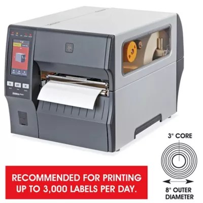 Zebra ZT421 Direct Thermal/Thermal Transfer Printer 300 dpi H8912 Uline