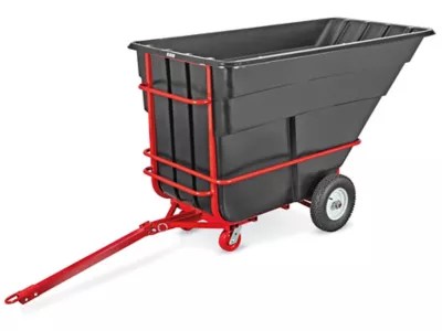 Rubbermaid® Towable Tilt Truck 1 1/2 Cubic Yard H8922 Uline