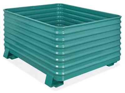 Rigid Steel Bulk Container 50 x 42 x 29" H8934 Uline