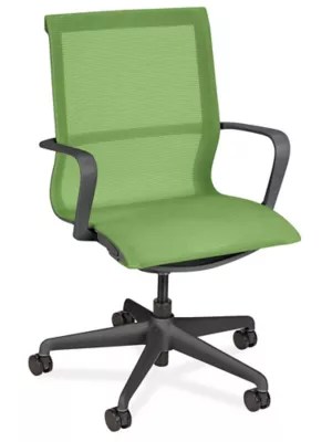 Air Mesh Chair Green H9154G Uline