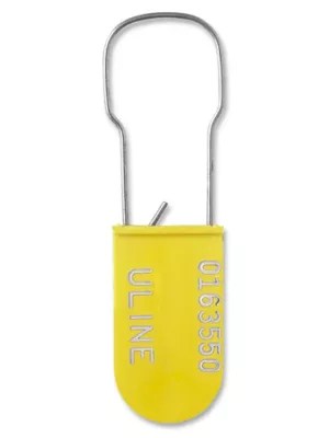 Padlock Seals Yellow H916Y Uline