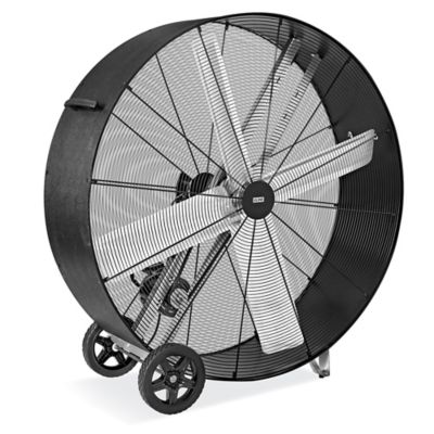 Portable Power Plus Drum Fan - 48" H-9347 - Uline
