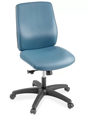 Vinyl Task Chair Blue H9726BLU Uline
