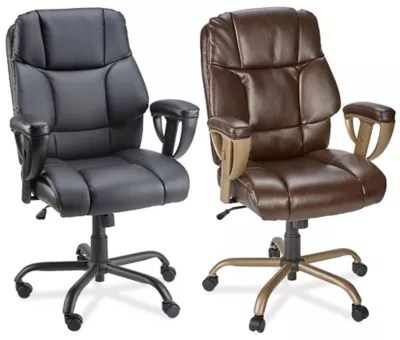 Big and Tall Leather Chair in Stock ULINE.ca