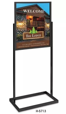 Standing Sign, Floor Standing Sign Holders in Stock ULINE