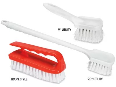 Cleaning Brushes, Scrub Brushes, Scrubbing Brush in Stock ULINE